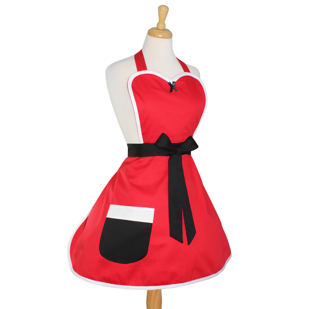 Merry and Bright Santa Christmas Apron - Image 4