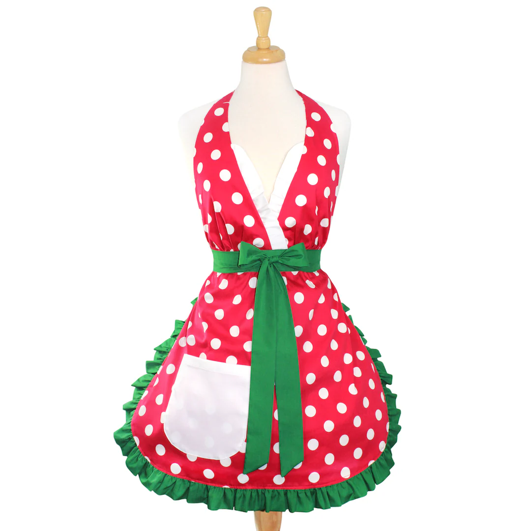 Santa's Helper Christmas Apron - Image 3