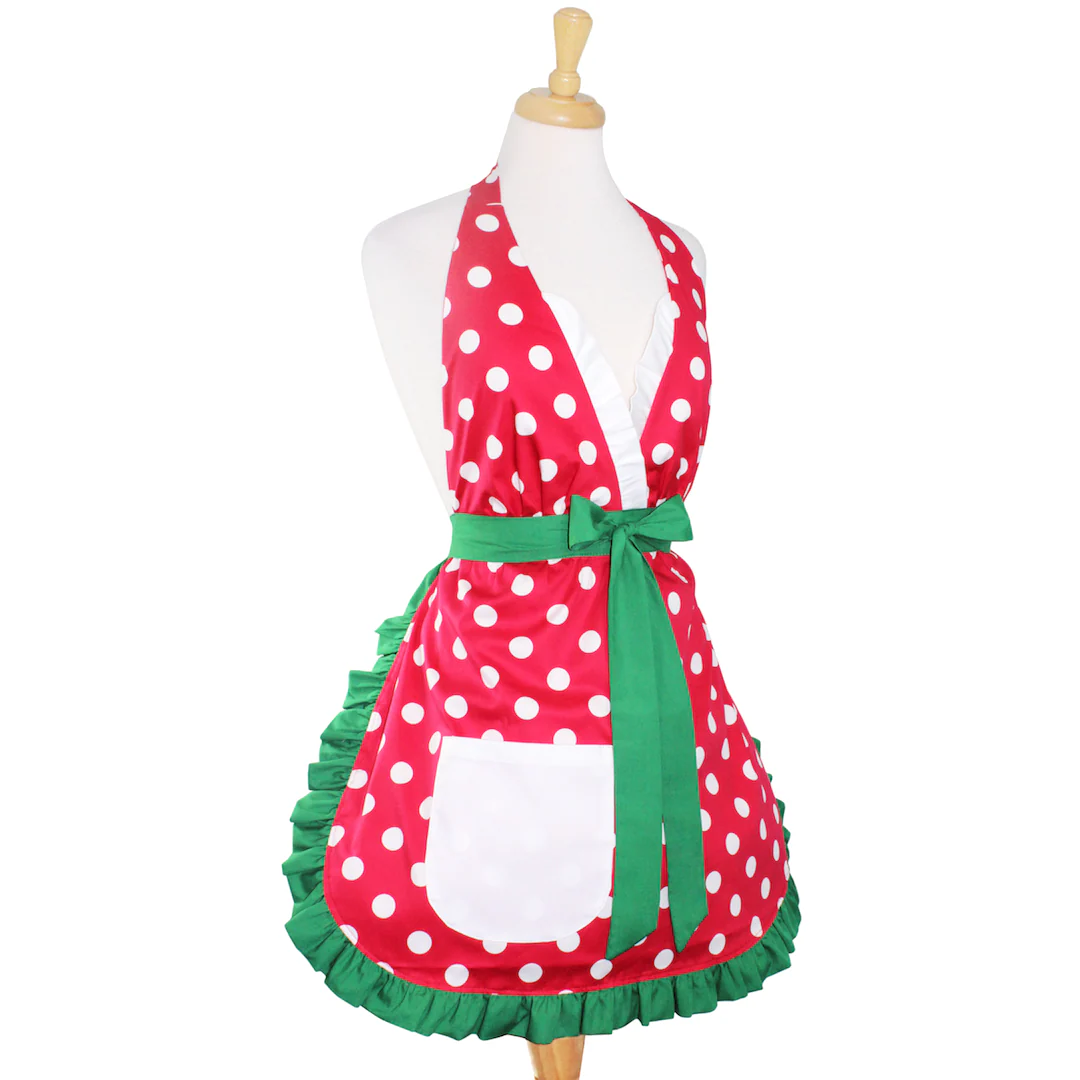 Santa's Helper Christmas Apron - Image 5