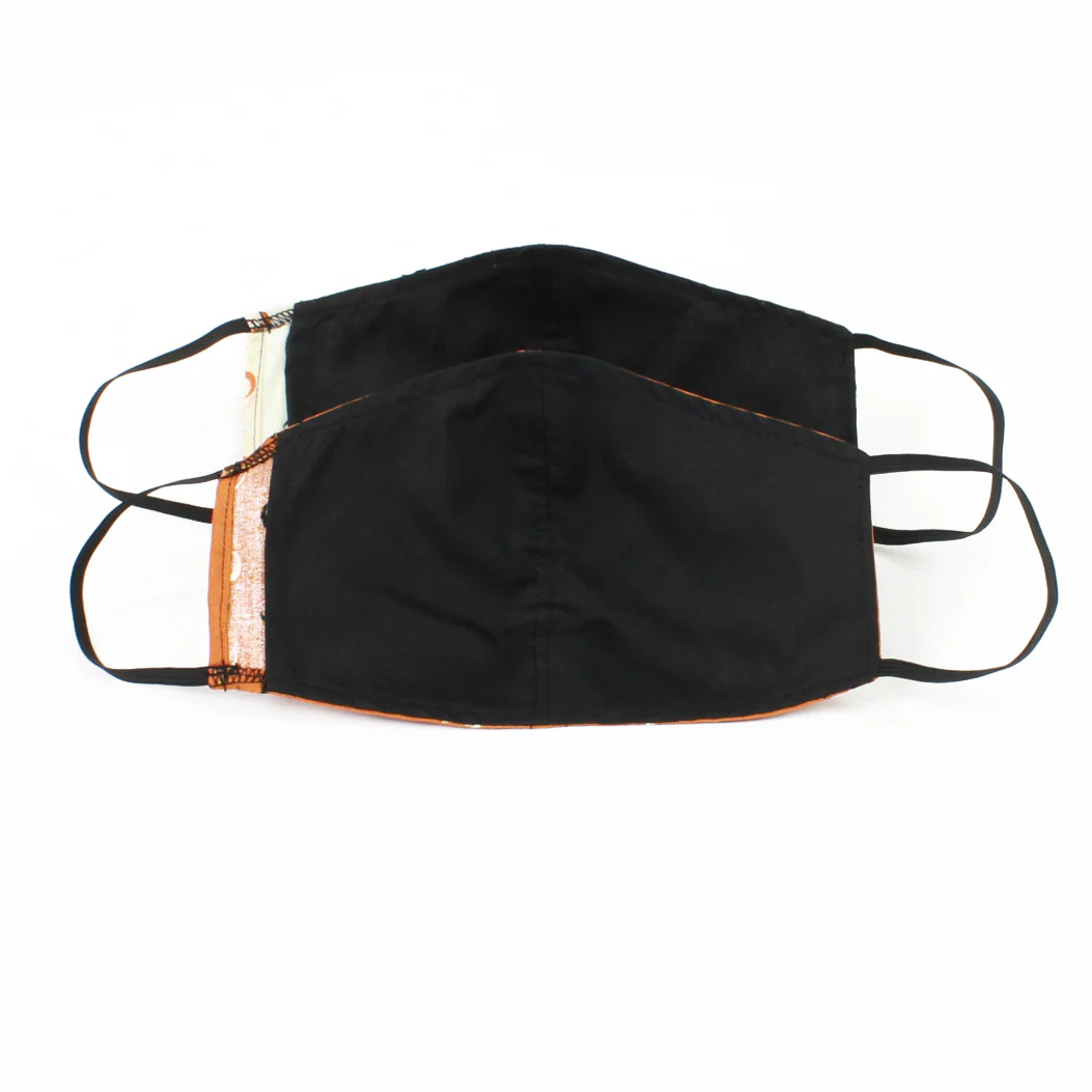 Crescent Moons Fall Face Mask With Filter Pocket - Image 2