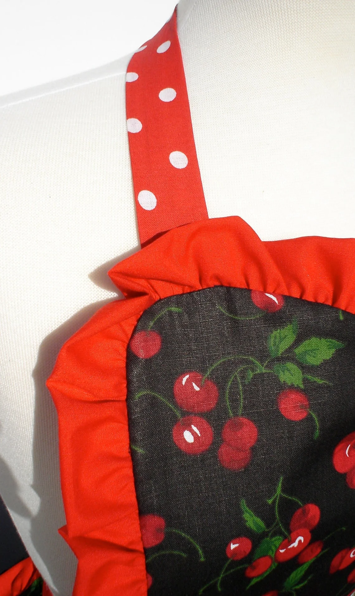 "Whisked Away" Black Cherry Apron - Image 4