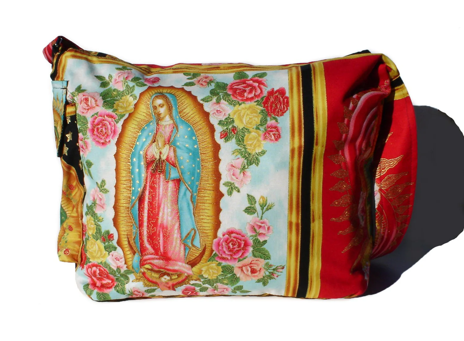 Guadalupe Red Messenger Bag - Image 3