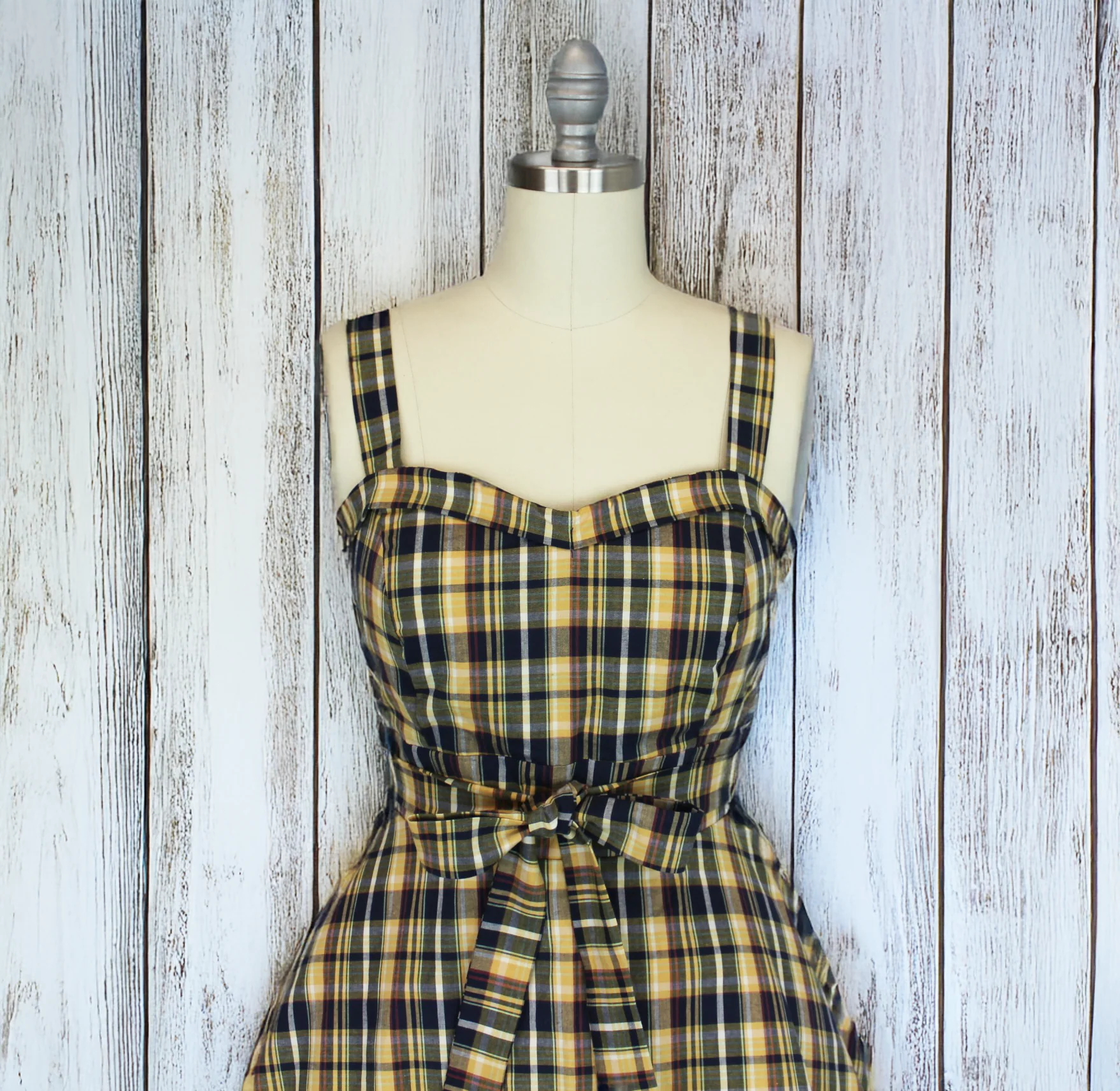 Limited Edition* Country Plaid Strap Dress - Image 2