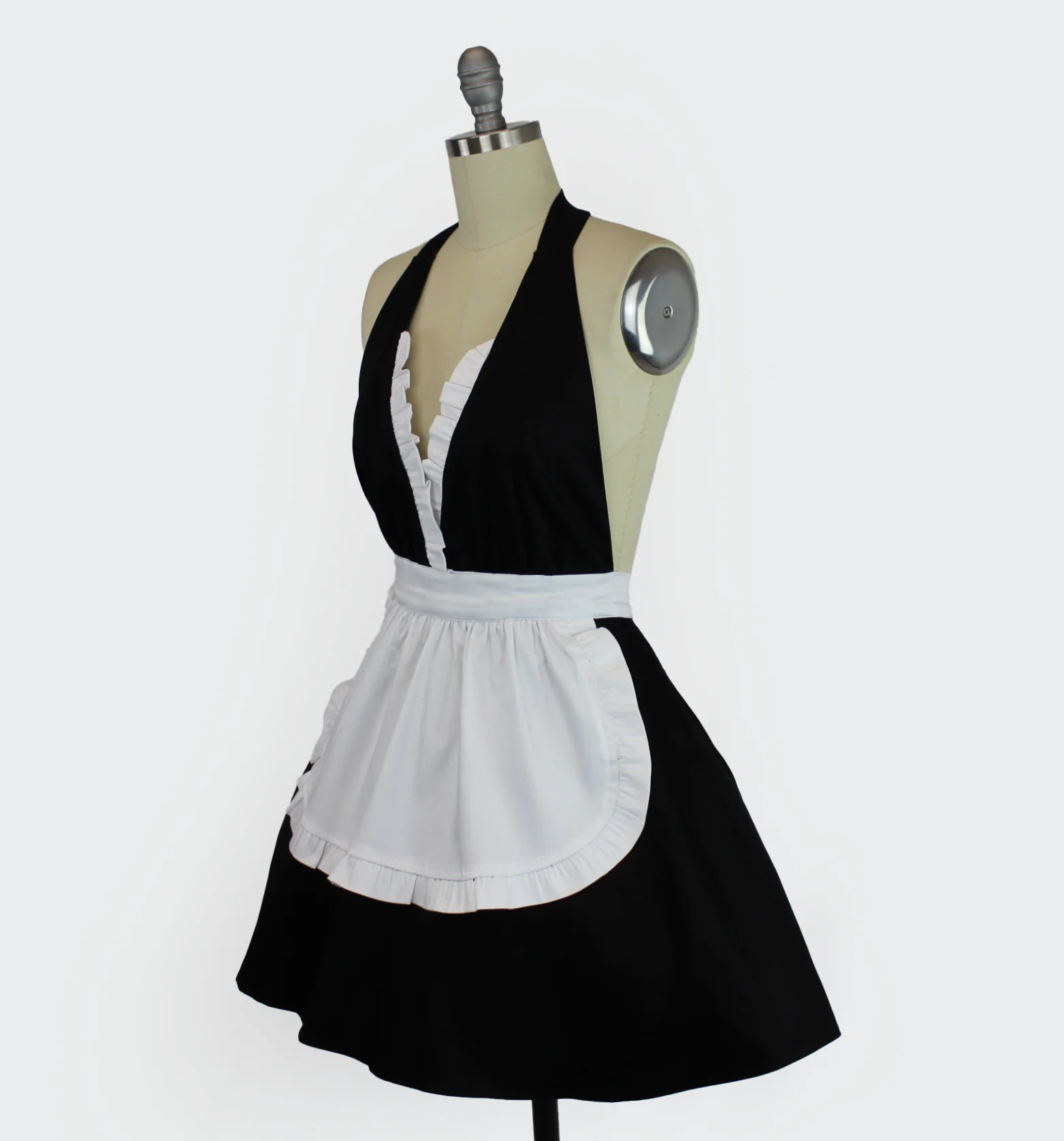 Black and White Sweet French Maid Hostess Vintage Inspire - Image 3