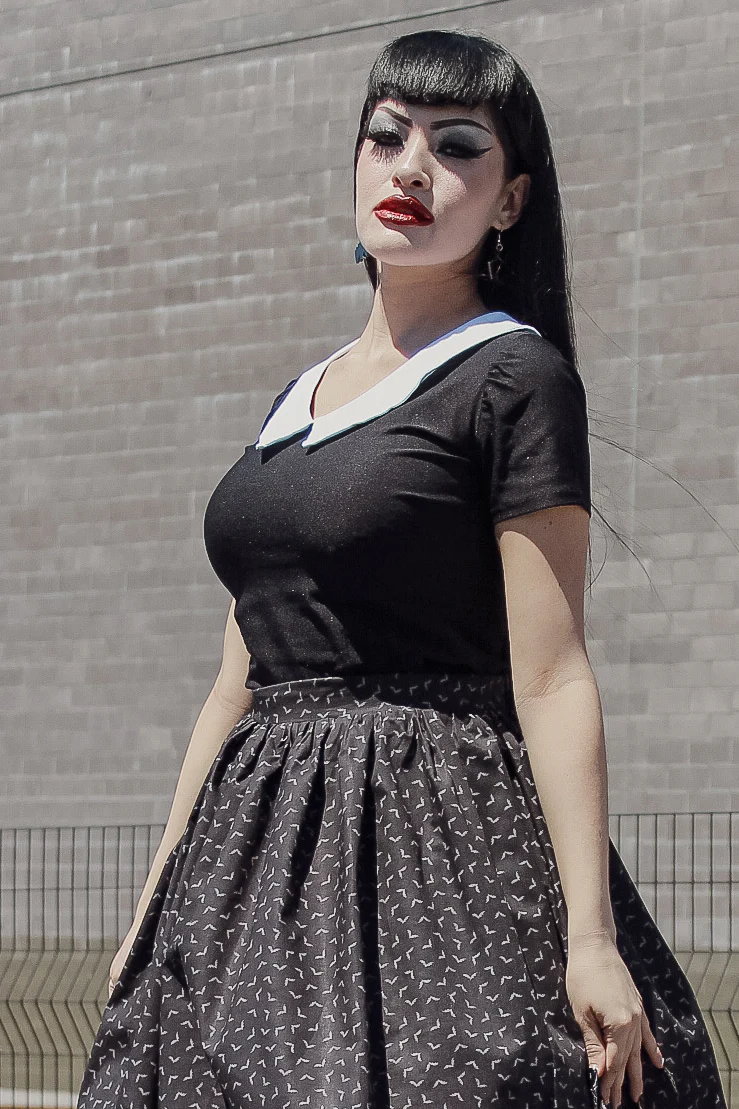 Wednesday Inspired Top - Image 3